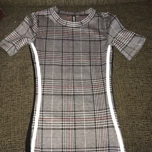 A tight flannel dress it hasn’t been worn